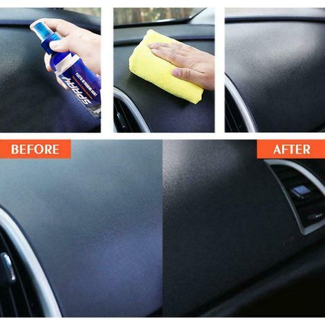 Rénovateur plastique 100ml pour intérieur auto, pâte de restauration et entretien des surfaces plastiques, revêtement de rénovation automobile, soin et brillance