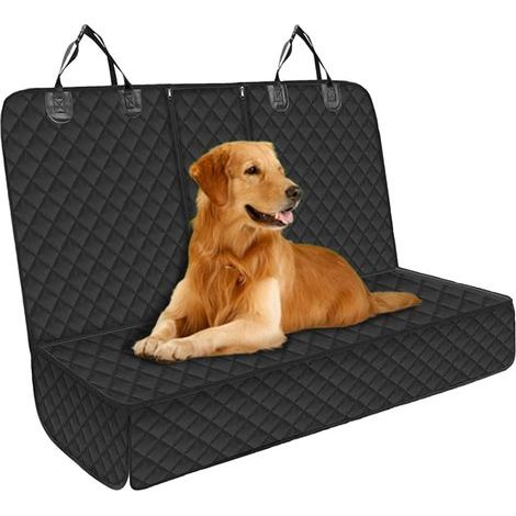 Housse De Siege Arriere Pour Chien - 147 X 137 Cm - Tissu Oxford 600D Impermeable - Antidérapant - Avec Ceinture De Securite - 1 Piece (1/5)