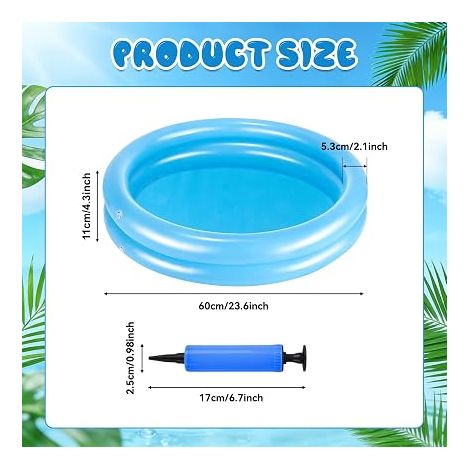 Inflatable Foot Bath, Pool Foot Basin, Inflatable Pediluve, Foot Basin for Pool, Portable Foot Bath with Air Pump for Pool Entrance Ladder, Camping, Beach (1/4)