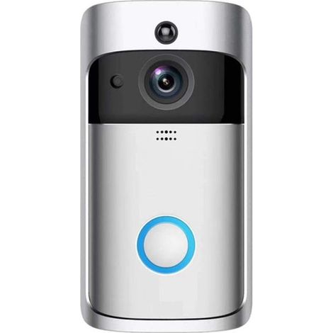 Tuya Videocitofono Smart Wifi con Visione Notturna  Grigio (1/2)