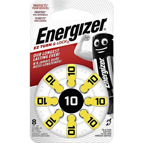 Batterie energizer zinc air turn & lock lange haltbar quecksilberfrei (1/5)