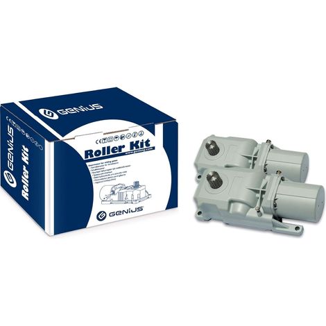 Genius – Kit de motorisation de portail battant 230V – Charge max 500 kg – Largeur max 3,5 m – Fréquence 433 MHz – 5170208 (1/7)