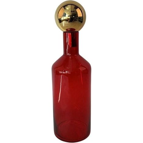 Vaso bottiglione D16 x H53 cm rosso Mercury