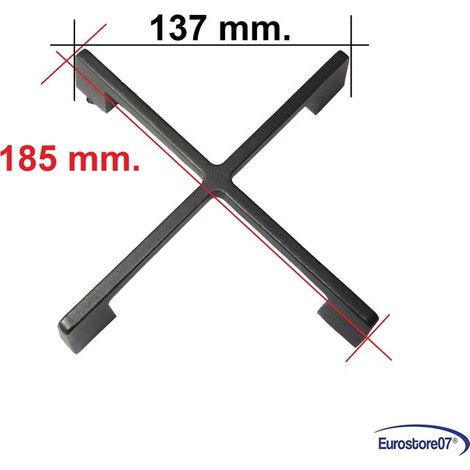 GRIGLIA IN GHISA CUCINA A GAS  DE LONGHI  / ELBA Alta 40 mm.  185  x 185 - 85201