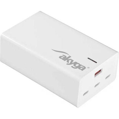 Chargeur USB AK-CH-25 : USB-A + 3 ports USB-C PD 5-28 V / max. 5 A 140 W Quick Charge 3.0 GaN (1/4)