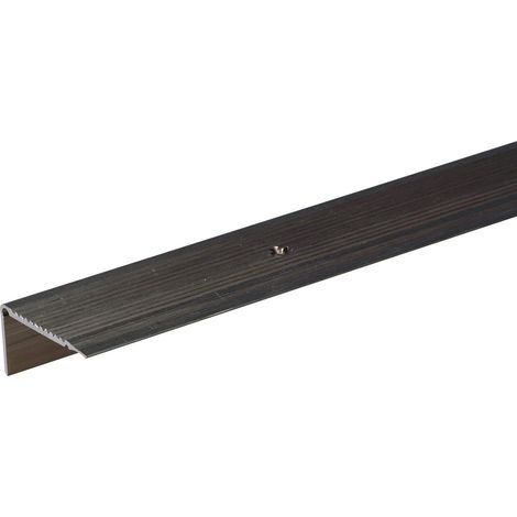 Alberts 484026 Profilo paragradino, alluminio, anodizzato bronzo, 1000 x 45 x 23 mm