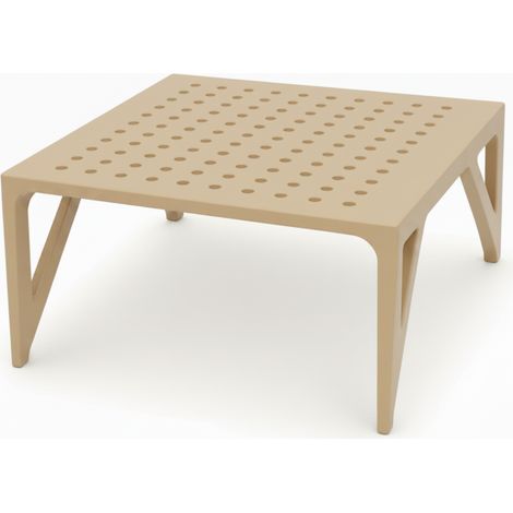 Mensola organizer beige per cucina e bagno.