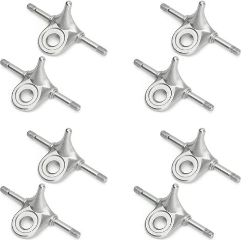 4 Paire de Chariots Triangulaires de Patins à roulettes, Accessoires de Patinage à roulettes de Remplacement de Plaques de Patins à roulettes pour Camions à Double Action (1/5)