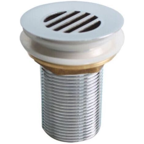 Bonde de lavabo à écoulement libre – Laiton – Hauteur 78.1mm – Diamètre clapet ø 62mm – Sortie filetage ø 41.5mm (1/4)