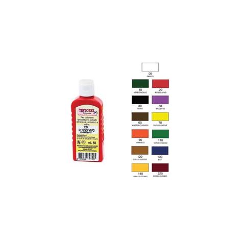 COLORANTE UNIVERSALE CONCENTRATO TINTOREL- N.60 ml.50 marrone ossido - 12 pezzi