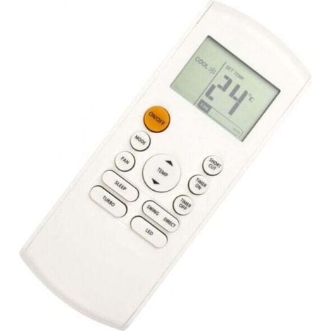 Télécommande de climatisation rétroéclairée LED – Compatible série RG57B-BGE – Accès complet aux boutons – Matériau ABS durable (1/5)