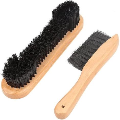 Brosse de piscine, nettoyage de piscine, 2 brosses de table de billard en bois (1/4)