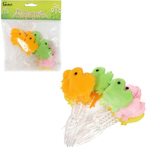 Fourchettes à apéritif en forme de poussin - Lot de 12