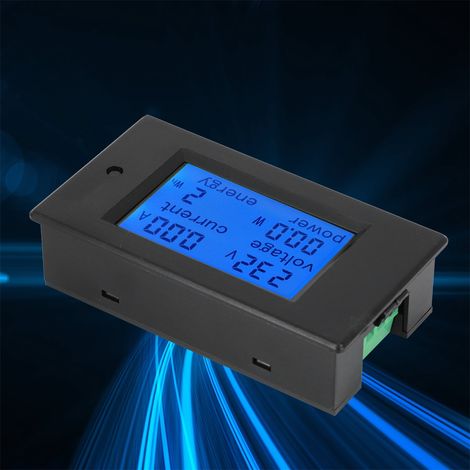 PZ-021 20A Testeur numérique de tension, courant et énergie CA avec écran LCD (ampèremètre/voltmètre) (1/5)