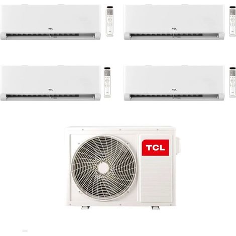 Climatiseur TCL Quadri split Inverter BreezeIN P5 série SN 9+9+12+12 P5S0 avec MT3240 Wi-Fi R-32 Classe A++