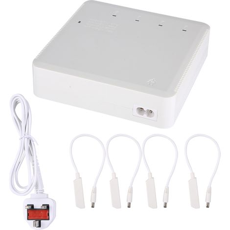 Chargeur RC Drone 4 Ports Batterie + 2 USB pour XIAOMI FIMI X8 SE, 100-240V Blanc UK (1/5)