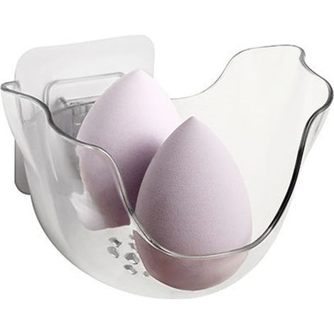 Support de rangement transparent pour houppettes, porte-éponges à maquillage, présentoir pour sèche-cosmétiques (1/5)