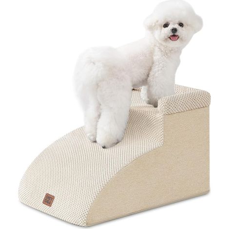 Escalier Chien 2 Marches 30cm H, Rampe Chien pour Canapé Lit (1/4)