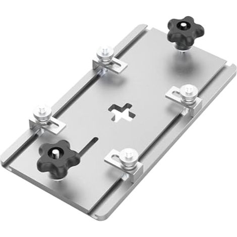 Plaque d'insertion en alliage d'aluminium pour scie sauteuse, découpe et flipboard (1/5)