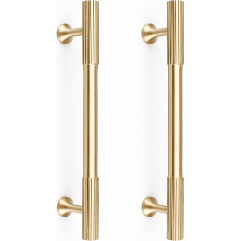 Lot de 2 poignées de meuble, trou central de 192 mm, adaptées aux poignées d'armoires de cuisine, aux poignées de commode à tiroirs modernes, aux