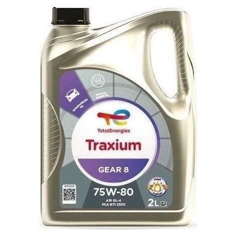 Olio di trasmissione - TotalEnergies - Traxium Gear 8 75W-80 - 2L