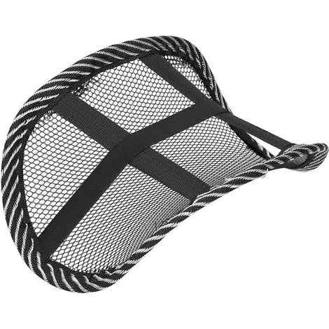 Nackenstützkissen aus Neopren-Mesh und Eisseide für die Auto-Kopfstütze, Belüftungskissen, Innenausstattung