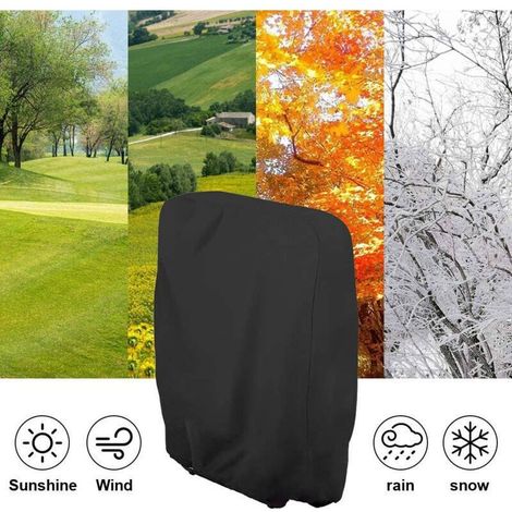 Housse de Protection pour Chaise Longue Pliante (noir) W71×H110cm. 1 Pièces Housse Transat Jardin Anti-poussière. Imperméable. Anti-UV. Housse Relax Jardin 210D Oxford pour Fauteuil Relax (1/5)