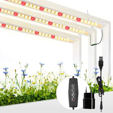 Lampe horticole LED 60 W à spectre complet, lumière du soleil pour la croissance des plantes d'intérieur. (1/5)