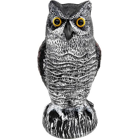 Statue Hibou - Répulsif Jardin Extérieur - Résistant Aux Intempéries - Pour Protection Plantes Et Récoltes - 1 Pièce (1/5)