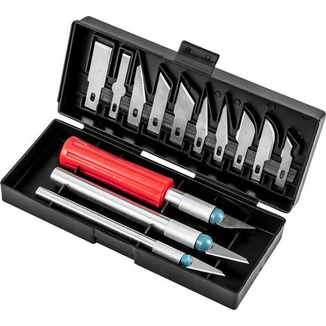 Couteaux de modélisme TOP TOOLS, 16 pièces 17B716