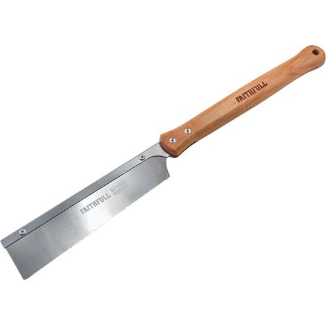 Faithfull 240mm Back Pull Saw for Precision Wood Cutting (1/2)