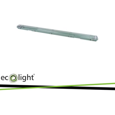 PLAFONIERA IP65 PER TUBI LED 2X120CM (T8 NO-INCLUSO) (1/3)
