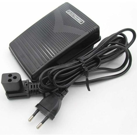 Marque - 979314-031 Pédale de commande au pied 220V avec cordon Compatible avec/Remplacement pour Singer Marque à la machine à coudre domestique H613-LARGEIGHT