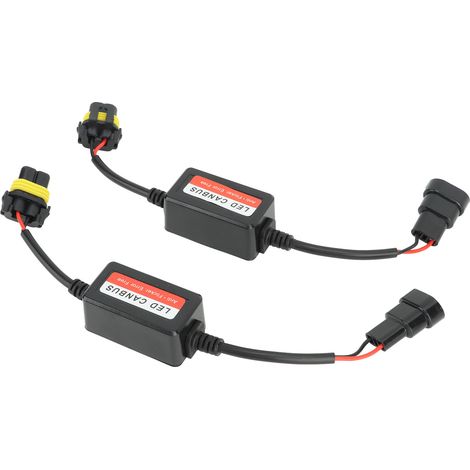 2 Stück Scheinwerferdecoder 12V 4A Fehlercode-Warnungsunterdrücker für 9005 9006 9012 Stecker LED-Scheinwerfer Nebelscheinwerfer (1/5)
