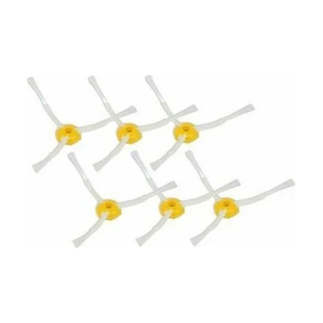 Kit complet de 6 pièces avec brosse latérale à 3 dents pour l'entretien des iRobot Roomba séries 500, 600 et 700.