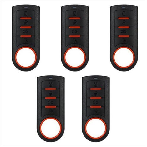 Télécommande Universelle pour Porte de Garage 433 MHz, 4 Boutons, Copie, Clonage, Télécommande pour Porte Électrique, Grande Bague, (1/4)