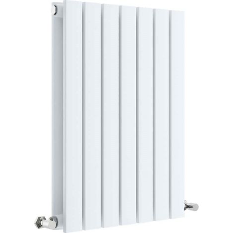 Nuie 600mm x 412mm Satin White Sloane Double Panel Radiator - HLW54D (1/5)