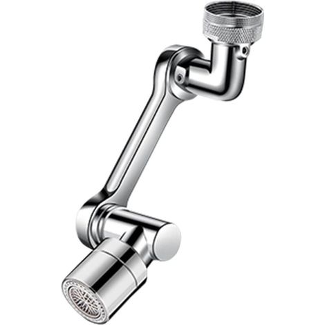 Bras robotisé universel en acier inoxydable 304 pour robinet/robinet d'eau/lavabo, adaptateur rotatif multifonctionnel anti-éclaboussures