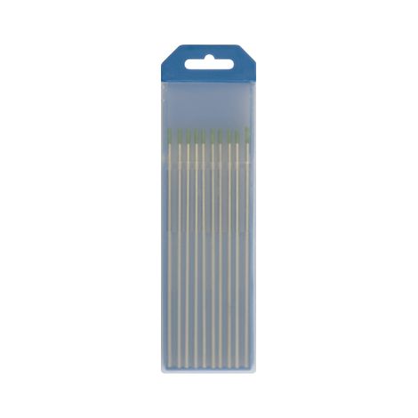 10 électrodes tungstène pur WP Ø 3,2mm GYS - vert (AC)