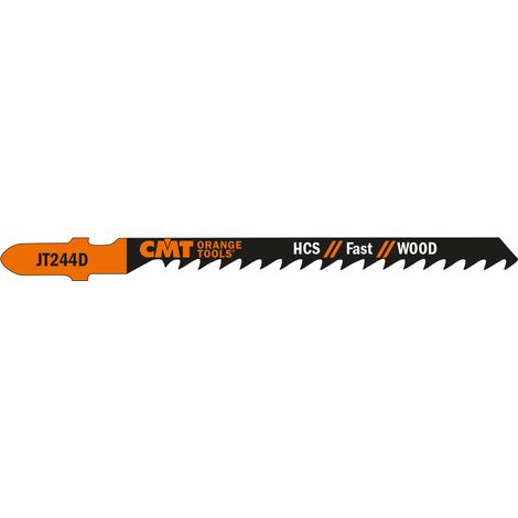 JT244D-5 5 HCS-STICHSÄGEBLÄTTER FÜR GEBOGENES UND ROHES HOLZ 100X4X6TPI