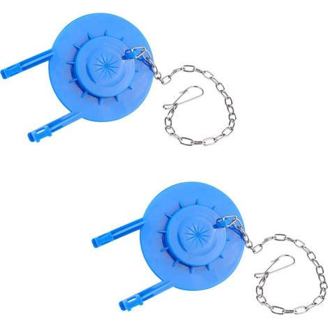 Clapets de Toilette Faciles à Remplacer, Pvc, Bleu (1/5)