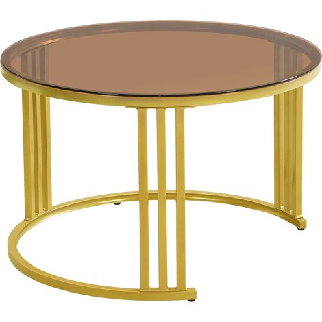 Couchtisch, Hochglanz-Wohnzimmertisch, Beistelltisch mit abnehmbarer Aufbewahrungsbox, Farbblockweiß und Schwarz, 727230 cm, Mit LED-Lichteffekt (1/5)