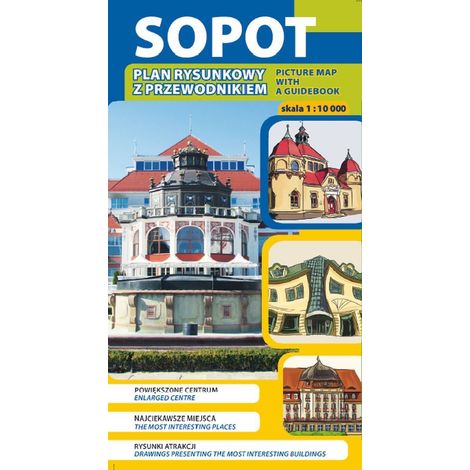 Sopot 1:10.000. Mapa / Plano de la ciudad. Galileos (1/4)