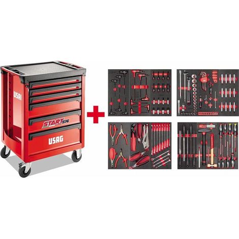 DÉMARRER le panier USAG Assortiment d'entretien X-Grip de 144 pièces