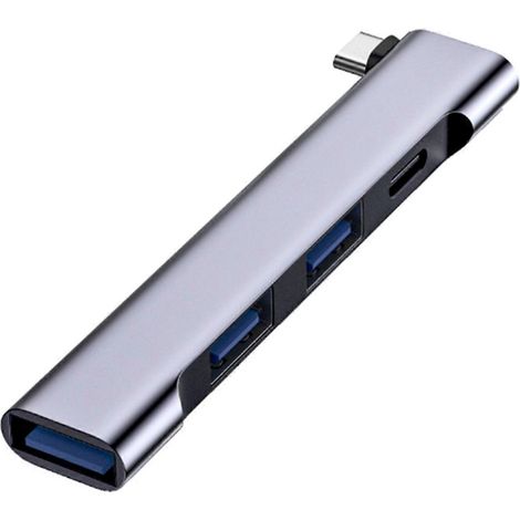 4-in-1 PD 60W USB-C Hub mit mehreren Anschlüssen, USB-Splitter und OTG-Adapter (1/5)