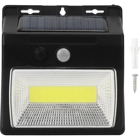 Lampe de sécurité solaire à détecteur de mouvement LED automatique à induction pour escaliers, terrasses et murs (1/4)