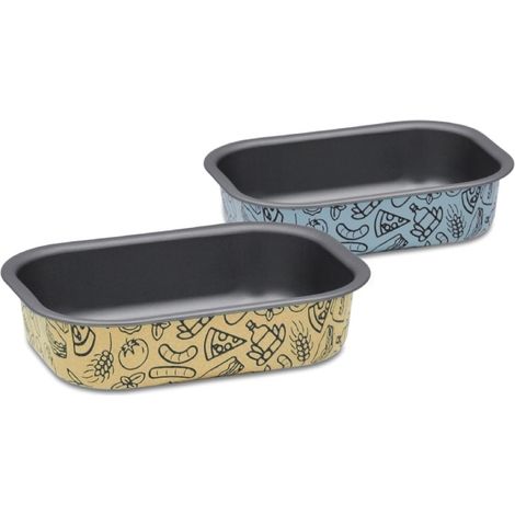 1 Pezzo Teglia Antiaderente per Friggitrice ad Aria Ayr Fry 20 x 14 cm 2 Colori (1/2)