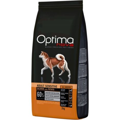 Optimanova Adulte Sensible Saumon et Pommes de terre 2 kg