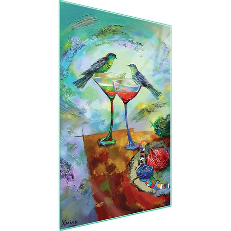 TAGLIERE IN VETRO 35x52 Vino (1/5)