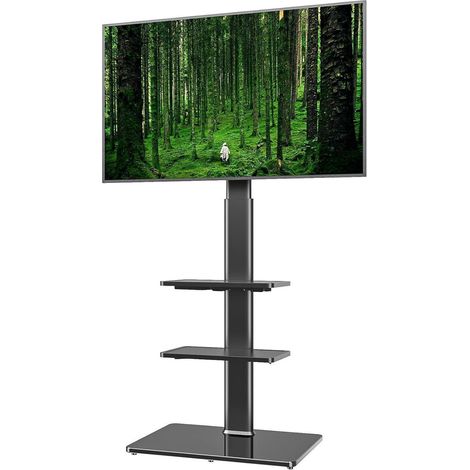 TV Standfuß höhenverstellbar Halter 19 42 Zoll schwarz Large (1/5)